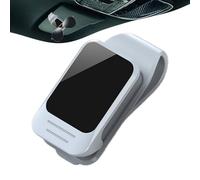 Auto Sonnenbrillen-Clip für Sonnenblende, multifunktionaler Brillenhalter mit Geldschein- und Kartenaufbewahrung, ABS-Innenorganisationszubehör für Auto und LKW