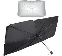 Auto Sonnenschirm für Ford Nugget Hochdach,Faltbar Sonnenschutz Umbrella Frontscheibe Sonnenschutz Regenschirm UV-Schutz Windschutzscheibe Sun Shade Cover Sonnenblende,X