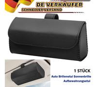 Auto-Sonnenschutz-Brillentasche Auto-Sonnenblende Sonnenbrillen-Aufbewahrungsbox