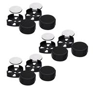 Auto Soundsystem HiFi Anlange Lautsprecher Hochtöner Sound-Boxen, 50 Watt, 90 dB, Kleben oder Schrauben, 4-20 kHz, schwarz, DxH 3,7x1,9 cm, 3er Set