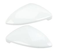 Auto Spiegelkappe Seitenrückspiegel-Abdeckkappen Weiß Für VW Für Golf 7 MK7 7.5 Für GTI Für Touran 2013-2020 Spiegelgehäuse Autozubehör(Recht)