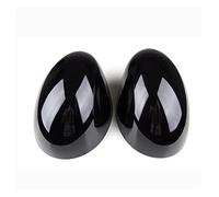 Auto Spiegelkappen Die Black Flag Rückspiegelabdeckungen Für Mini Für Countryman Für Cooper S Für Clubman Für Paceman R55 R56 R57 R58 R59 R60 R61 Auto-Styling Rückspiegelgehäuse (Farbe : Schwarz, Gr