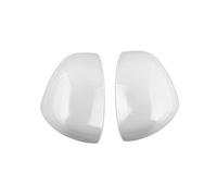 Auto Spiegelkappen Für Mercedes Für Smart Für Fortwo Für Forfour 451 453 Auto-Außenspiegelabdeckung Außendekoration Schutzschale Rückspiegelkappe (Farbe : Weiß)