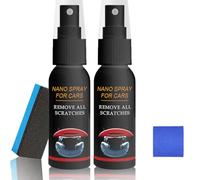 Auto Spray Kratzer Entfernen, 3 in 1 Quick Effect Coating Agent, Nano Auto Spray Kratzer Entfernen für Glanz und Schutz, Effektive Kratzerentfernung und Langlebig & Schutz (2PC)