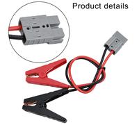 Auto Stecker Schwerlast 10 AWG Kabel mit zwei fr Krokodilklemmen bei 50A