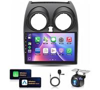 Auto Stereo-Radio für Nissan Qashqai J10 2007-2016 mit drahtlosem Carplay Android Auto, 2+32G, Android 13, 9-Zoll IPS Touchscreen, Bluetooth, GPS-Navigation, FM, WiFi, 4 LED-Netzwerkkamera