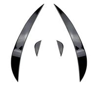 Auto Stoßstange Spoiler Seitensplitter Canard Air Tuning Auto Frontstoßstange Seitenspoiler Kompatibel Mit VW Für Golf 6 MK6 Für GTI Für GTD 2008 2009 2010 2011 2012