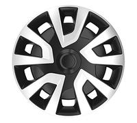AUTO-STYLE Satz Radzierblenden Revo-VAN 15-Zoll Silber/Schwarz (Sphäre)