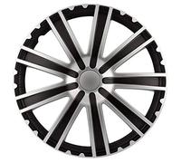 AUTO-STYLE Satz Radzierblenden Toro 15-Zoll Schwarz/Silber