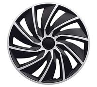 AUTO-STYLE Satz Radzierblenden Turbo Van 17-Zoll Silber/Schwarz (Sphäre)