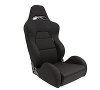 AUTO-STYLE Sportsitze 'Eco' - Schwarz - Linkssseitig Verstellbare Rückenlehne - inkl. Laufschienen