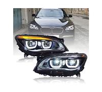 Auto Styling Kompatibel for BMW F01 F02 Scheinwerfer 2009-2015 740i 730i 735i LED Scheinwerfer DRL Projektor Objektiv original LED Auto Zubehör (Color : With AFS, Size : 2009-2012 year)