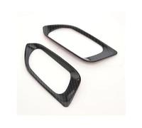 Auto Styling Zierleisten Auto Chrom Innen Türgriff Trim Abdeckung Styling Für Peugeot 2008 2014-2019(Front door carbon)