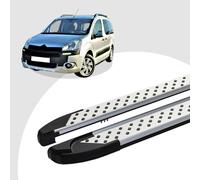 Auto Trittbretter passend für Citroen Berlingo ab 04/2008-12/2018 Soma Silber mIt ABE