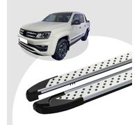 Auto Trittbretter passend für VW Amarok ab Baujahr 09/2010 Soma Silber mIt ABE