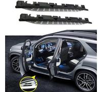 Auto Trittbretter Seitenschweller für Mercedes-Benz GLE V167 2019 2020 2021, Seitenschürze Schweller Anticrash Seitentrittleistenpedale Seitenrock Splitter Winglet