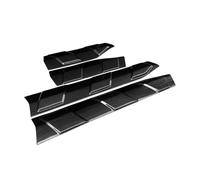 Auto Tür Panel Dekorative Platten Schutz Modifikation Kit Seite Rock Zubehör Aussehen Für Toyota Für RAV4 2019 2020 2021 2022 2023 Seitenschweller Auto(Kohlefaser-Optik)