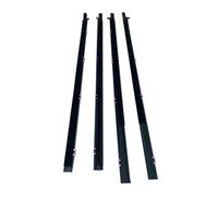 Auto Türdichtung 4 Stück Autofenster-Dichtungsleisten Für Accord 9. Generation 2014 2015 2016 Kantenschutz Autotür(Schwarz)