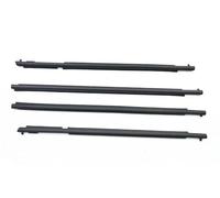 Auto Türdichtung 4 Stück Fensterdichtungen Seitentüren Schwarze Zierleisten Äußere Glasdichtungsbänder Für Toyota Für Land Für Cruiser Für Prado LJ150 2010-2020 Kantenschutz Autotür