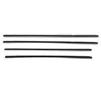 Auto Türdichtung 4 Stück Schwarze Fensterdichtungsstreifen Aus Wasserdichtem Gummi Für Chevy Für Cruze Für Limousine 2009-2013 Kantenschutz Autotür