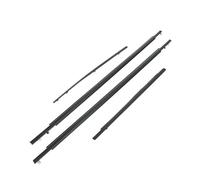Auto Türdichtung 4Pcs Seite Tür Fenster Glas Weatherstrips Für Toyota FJ Für Cruiser 2007-2014 68161-35073 Äußere Druck Dichtung Streifen Wasserdicht Gürtel Gummidichtung Autotür