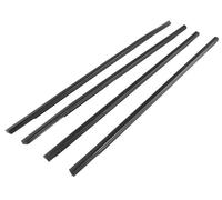 Auto Türdichtung Für Civic 2006-2016 2017 2018 2019 4-teiliges Set Autofenster-Dichtungsleisten Aus Gummi Für Glasfenster Kantenschutz Autotür(For 2016-2019)