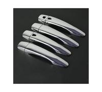Auto Türgriff Blende Für Nissan Für Qashqai J11 2014 2015 2016 2017 2018 2019 2020 Türgriffabdeckungen Aus Carbonfaser Chrom Zierleisten Styling Zubehör(Style 3)