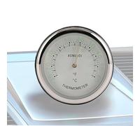 Auto-Uhr für Armaturenbrett - Analoges Thermometer und Hygrometer | Kfz-Uhr für Camping, Wohnwagen, Haus und Außenbereich