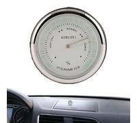 Auto-Uhr, selbstklebend, für Armaturenbrett, Thermometer, Hygrometer für Autos - Kfz-Lüftungsuhr für Camping, Wohnwagen, Haus und Außenbereich