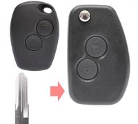 Auto Umbau Gehäuse Klapp Schlüssel 2 Tasten Rohling VA102 für Renault DACIA