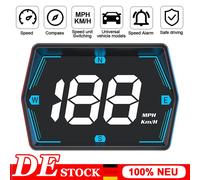 Auto Universal Digital GPS HUD Tachometer Head Up-Display Überdrehzahl Alarm