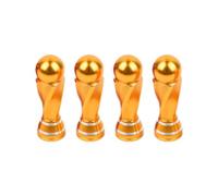 Auto-Ventilkappen, Autoreifen-Ventilschaftkappen | 4X Fußball-Trophäen-Ventilkappen für Autoreifen | Staubdichte LKW-Reifenventil-Staubschutzhüllen für Radluftventile