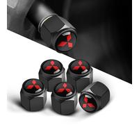 Auto Ventilkappen für Mitsubishi Eclipse Cross 2018-2021, Reifenventilkappen Autoventil Kappe mit Dichtung Reifenventilkappen Für Auto Autoventilkappen Ventildeckel Autozubehör,A