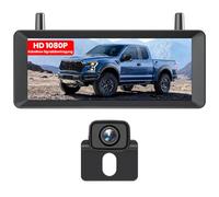 AUTO-VOX 7.2" Rückfahrkamera Kabellos Auto Nachrüsten mit Stabilem Signal | LCD 1080P Rückfahrkamera Funk unterstützt, Rückfahrkameras, IP69K Wasserdichter,Nachtsicht für Auto LKW Wohnmobil