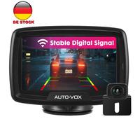 AUTO-VOX CS2 Kabellos Rückfahrkamera Set & Funk 4,3" LCD Monitor Einparkhilfe DE