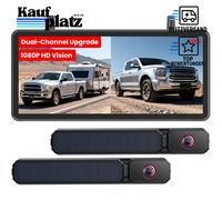 AUTO-VOX Dual Solar Rückfahrkamera Kabellos mit 7,2" HD Monitor