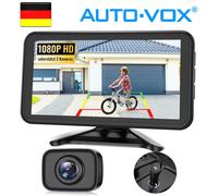 AUTO-VOX Funk Kabellose Rückfahrkamera für PKW LKW Anhänger mit 5" 1080P Monitor