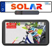 AUTO-VOX Solar Rückfahrkamera Kabellos mit 5" 1080P Monitor +1 oder 2 Kameras DE