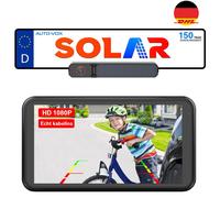 AUTO-VOX Solar Rückfahrkamera Kabellos mit 5" 1080P Split Monitor Einparkhilfe