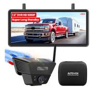 AUTO-VOX Solar Rückfahrkamera Kabellos Mit 7,2" 1080P Display 1Min Install