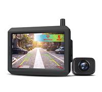 AUTO-VOX W7 5“ LCD Kabellos Digital Rückfahrkamera Set, mit eingebautem Funksender, Wireless Einparkhilfe, Wasserdicht IP68 Nachtsicht