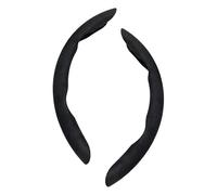 Auto Wildleder Lenkradhüllen, für Hyundai i10 i20 i30 i40 ix20 ix25 ix35 ix55 G80 HB20 Getz Reina rutschfest Segmentierter Lenkradschutz Verschleißfeste Atmungsaktive,A Black