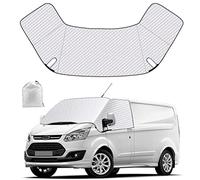 Auto Windschutzscheibe Sonnenschutz Kompatibel mit Ford Transit Custom 2012-2023, RV Frontscheibenabdeckung Sonnenschutz Anti Frost Ice Staub