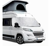 Auto Windschutzscheiben Abdeckung Ersatz für FIAT Ducato 2016-2019, Blackout Sonnenschutz Frontscheibe Thermomatten, Frontscheibe Wrap Cover Wasserdicht Wetterfest Anti-UV Ice Frost Staub