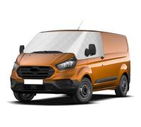 Auto Windschutzscheiben Abdeckung für Ford Transit Custom 2012-2025, Faltbare Externe Thermo Scheibenabdeckung Windschutzscheibenabdeckung Frontscheibenabdeckung