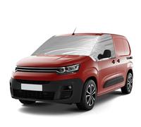 Auto Windschutzscheiben Abdeckung Kompatibel mit Citroen Berlingo 2018-2025, Silber Sonnenschutz Frontscheibe Thermomatten, Externe Thermo Scheibenabdeckung