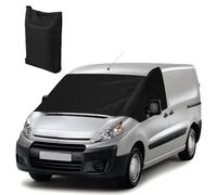 Auto Windschutzscheiben Abdeckung Kompatibel mit Citroen Jumpy/Dispatch 2007-2016, 600D Sonnenschutz Frontscheibe Thermomatten, Externe Thermo Scheibenabdeckung