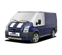 Auto Windschutzscheiben Abdeckung Kompatibel mit Ford Transit MK7 2000-2014, Sonnenschutz Frontscheibe Thermomatten Externe Thermo Scheibenabdeckung Windschutzscheibenabdeckung