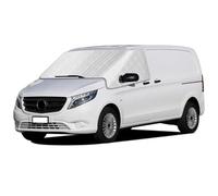 Auto Windschutzscheiben Abdeckung Kompatibel mit Mercedes-Benz Vito W447 2014-2025, Sonnenschutz Frontscheibe Thermomatten, Externe Thermo Scheibenabdeckung Windschutzscheibenabdeckung