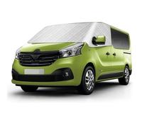 Auto Windschutzscheiben Abdeckung Kompatibel mit Renault Trafic 2014-2023, Scheibenabdeckung Sonnenschutz Frontscheibe Thermomatten, Externe Thermo Windschutzscheibenabdeckung